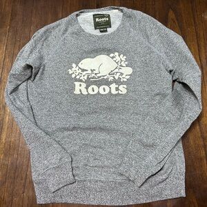 Roots salt and pepper Crewneck size xsmall - good condition